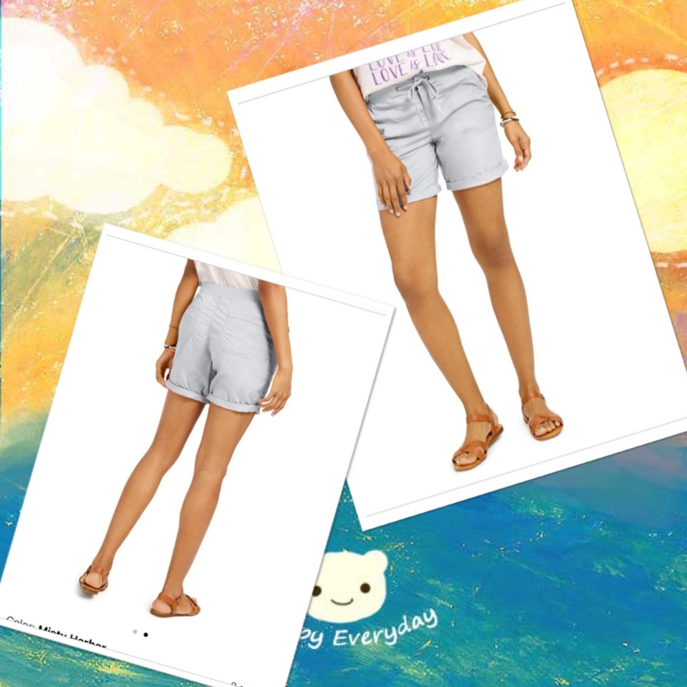 Style & Co Bermuda Shorts Small Misty Harbor